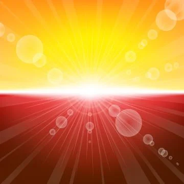 Sunset background Stock Illustration