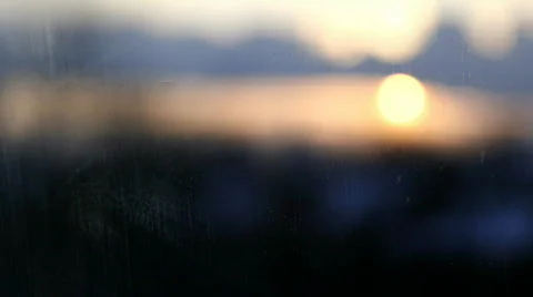 Sunset background long Stock Footage 585039