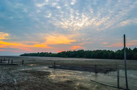 Sunset background Foto stock