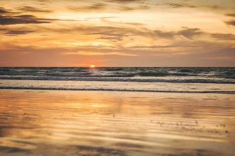 Sunset background Stock Photos