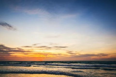 Sunset background Stock Photos