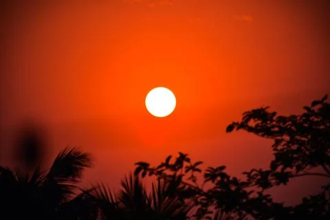 Sunset Background Stock Photos