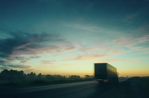 A sunset in the background Stock Photos