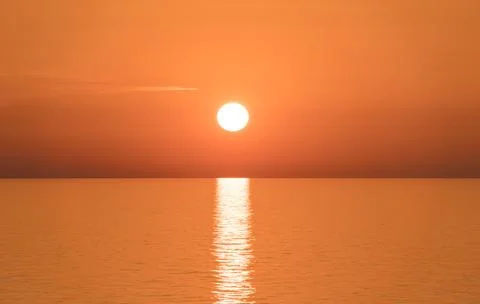Sunset background. Stock Photos
