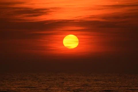 Sunset background. Stock Photos