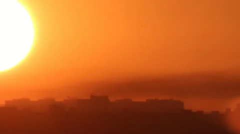 Sunset background time lapse Stock Footage 11269507