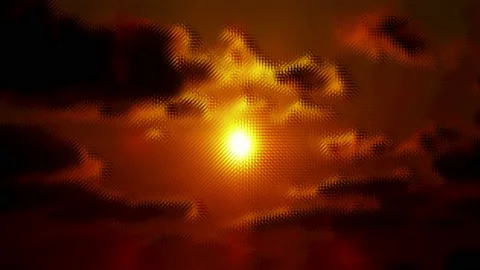 Sunset background with unique texture. Video stock 170118665
