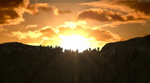 Sunset - background video Video stock 38649657