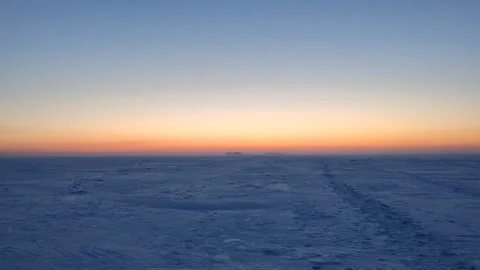 Sunset on Baikal lake. Stock Footage 262871353