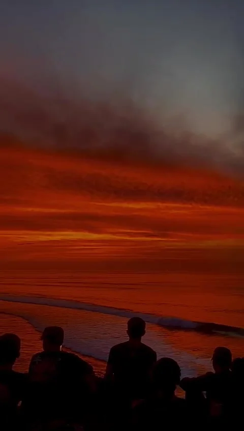 Sunset Balangan Bali Stock Footage 209390375
