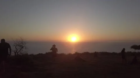 Sunset in Bali - Cliff View 스톡 동영상 138651479
