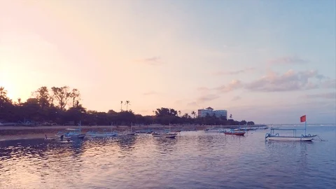 Sunset in Bali Видео 108293389