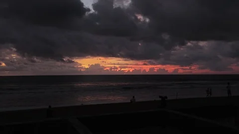 Sunset in bali Stock Footage 115546685