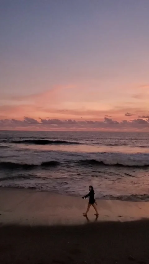 Sunset in Bali Stock Footage 219743232