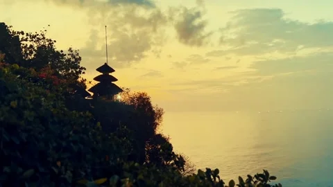 Sunset in Bali Stock Footage 287898392
