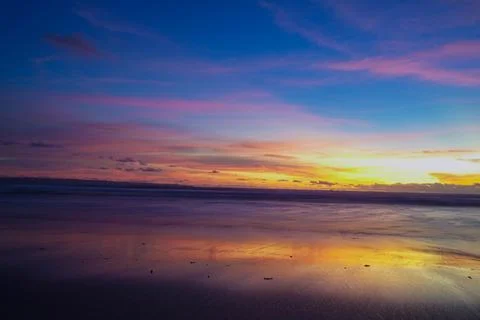 Sunset in Bali 写真素材