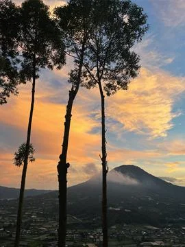 Sunset Bali Stock Photos