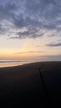 Sunset at Balian Beach Stock Photos