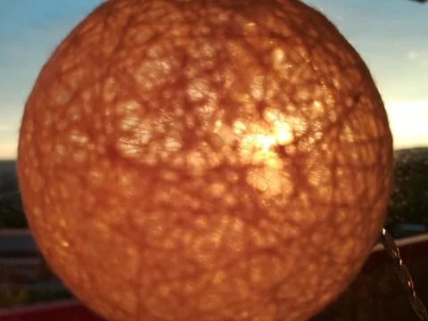 Sunset ball 02 Stock Photos