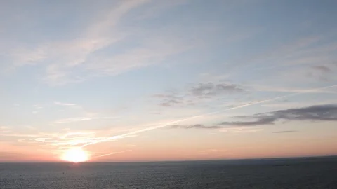 Sunset, Baltic sea Stock Footage 109490544