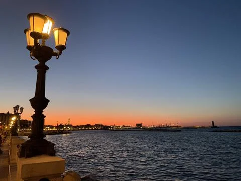 Sunset at Bari Stock Photos