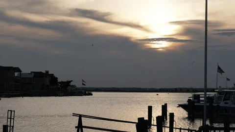 Sunset by the Bay Stock Footage 161814951