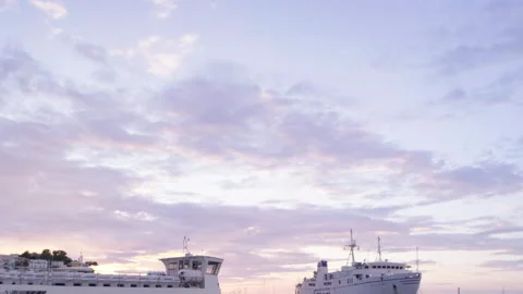 Sunset by the bay Stock Footage 245836390