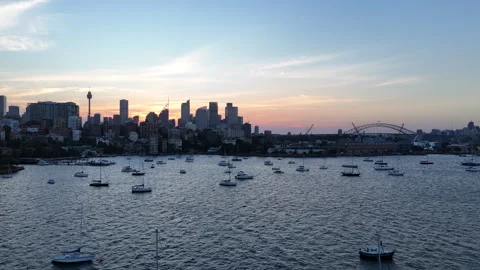 Sunset on the bay Stock Footage 271454119