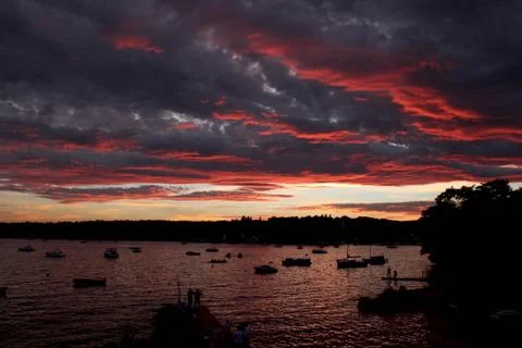 Sunset Bay 写真素材