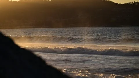 Sunset on the bay Stock Photos