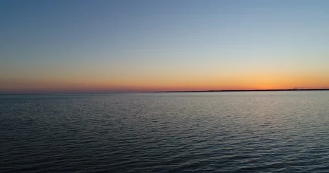 SUNSET BAY WITH PIER Stock Footage 128546209