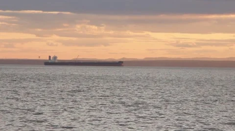 Sunset at the Bay of Sept-Iles 14 Vídeo Stock 41051902