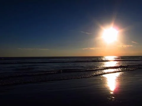 Sunset Beach 01 Stock Photos