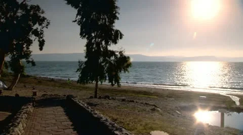 Sunset on the Beach 2 Stock Footage 10948662