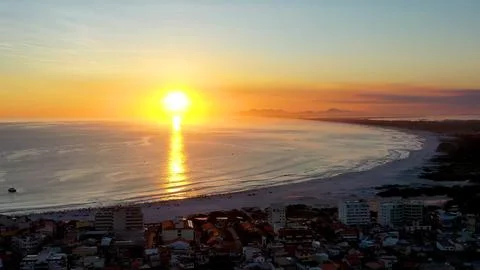 Sunset Beach at Arraial do Cabo Rio de Janeiro Brazil. Stock Photos