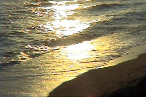 Sunset beach break Stock Footage 367992