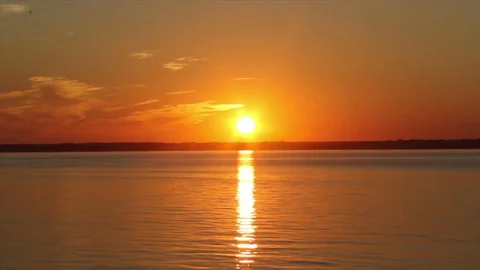 Sunset on the Beach Florida 1080p Stock Footage 88551055
