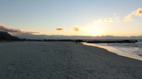 Sunset Beach Stock Footage 11147880