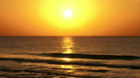 Sunset at the beach. Stock Footage 20511781