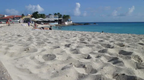 Sunset Beach Stock Footage 26837746