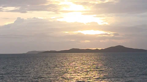 Sunset on the beach Video stock 35846198