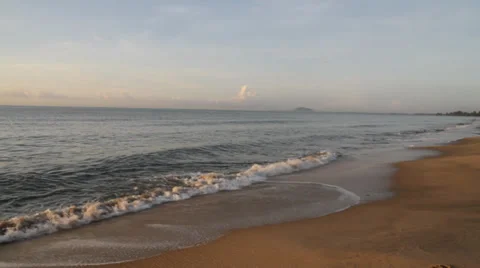 Sunset beach 스톡 동영상 38181754