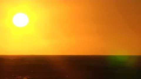 Sunset at the Beach Stock Footage 41380810