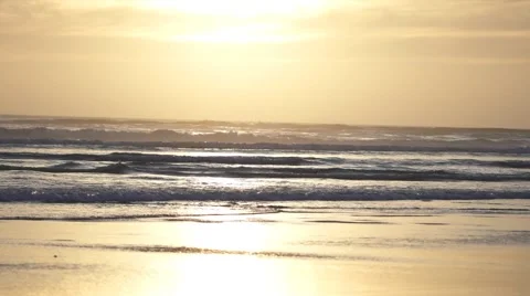 Sunset on the Beach Stock Footage 52027063