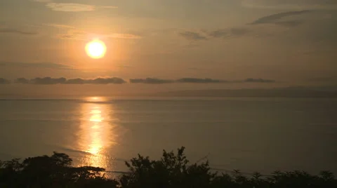 Sunset on the beach Stock-Footage 68739637