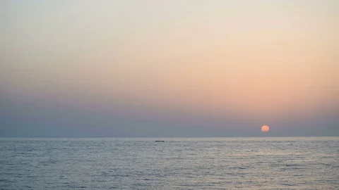 Sunset At The Beach Stock Footage 75749404