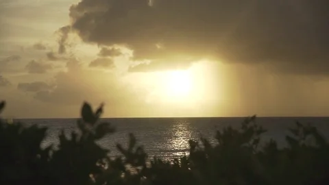 Sunset at the beach Video stock 80222531