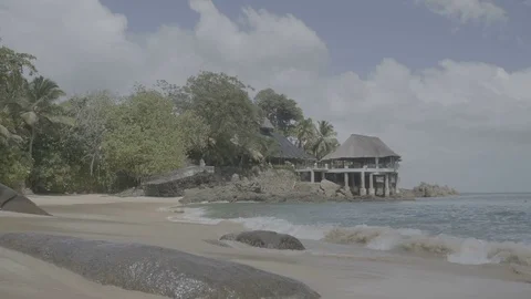 Sunset beach Stock Footage 80396931