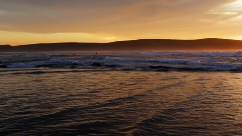 Sunset at the beach. Stock Footage 88406307