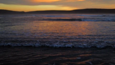 Sunset at the beach. Stock Footage 88406390